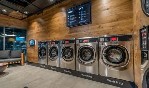 IPSO washing Machines in a Perth Laundromat.