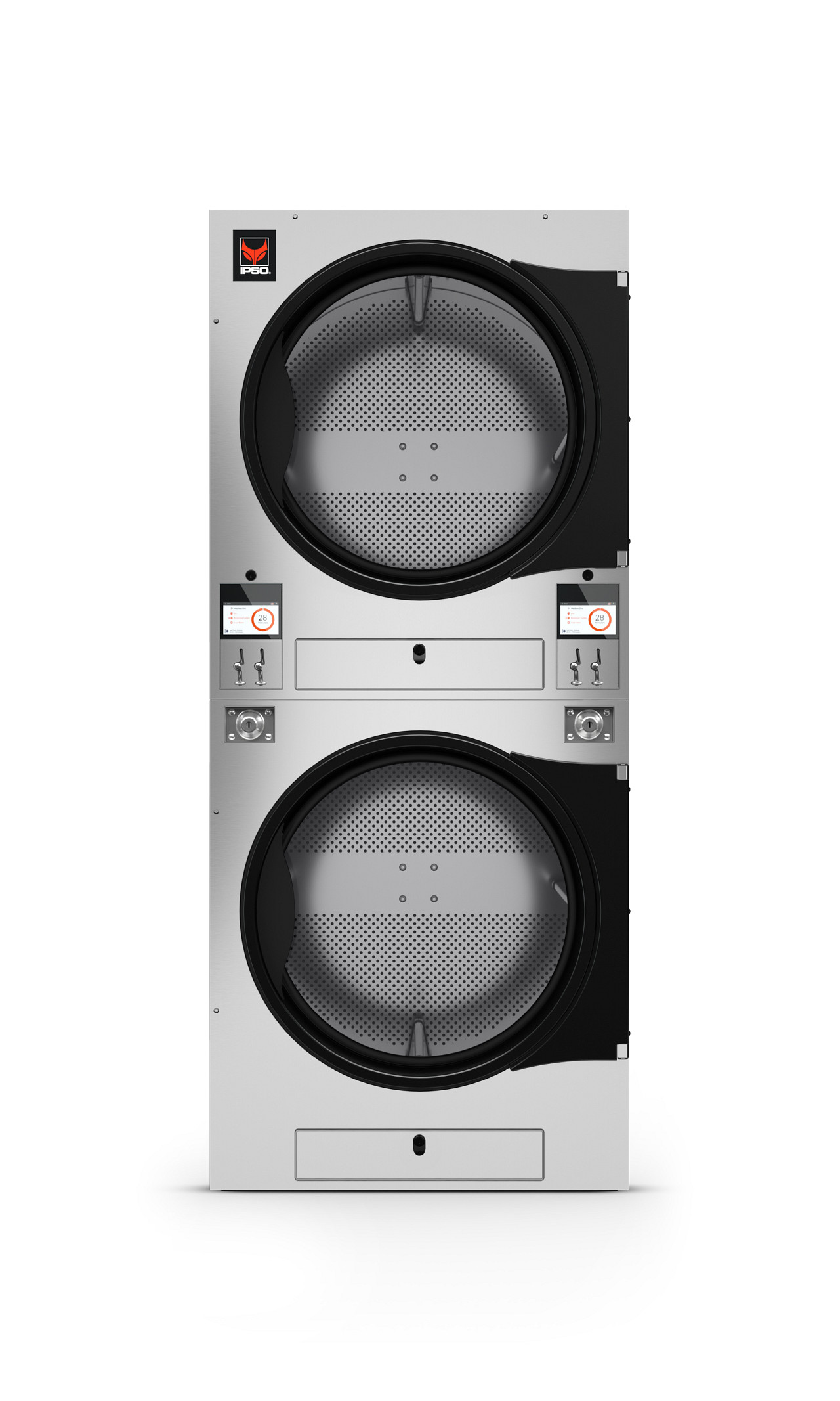Ipso 21kg Stacked Dryer (Ipso DR445) - Image 3