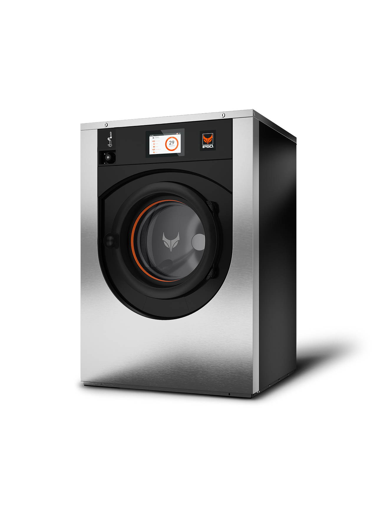 IPSO IY280 Commercial Washing Machine - Side View