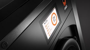 Close up photo of an IPSO Commercial Washing Machine.